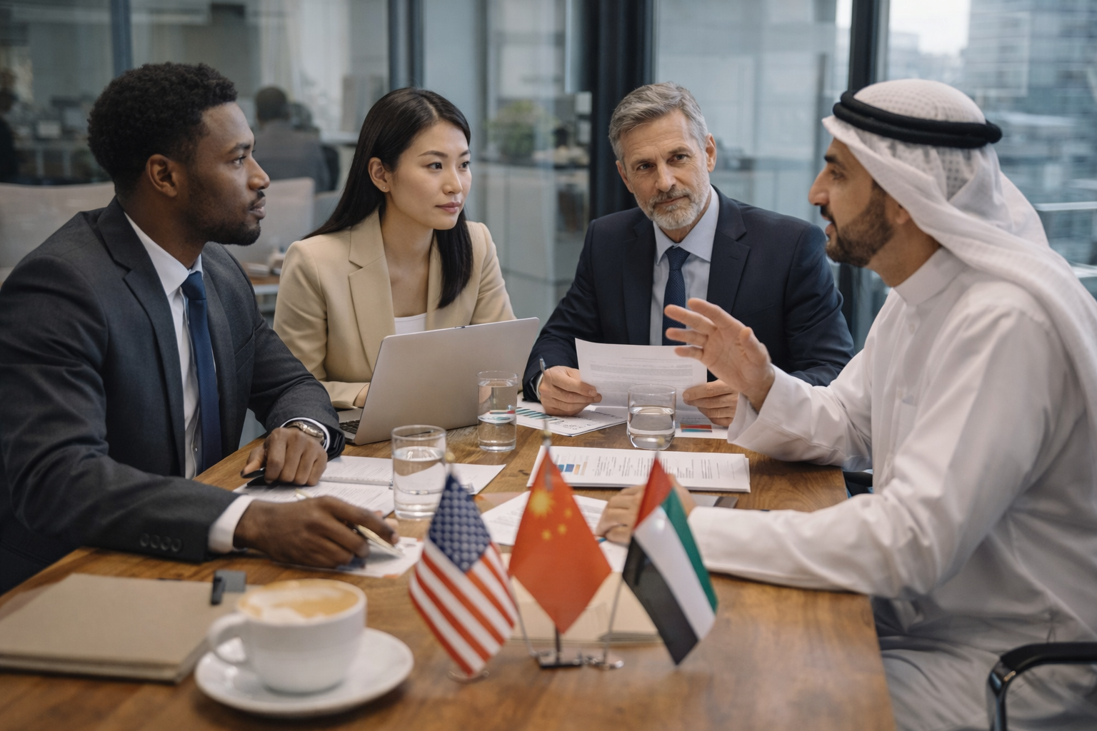 International team meeting across cultures